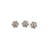 Coupelle fleur 9mm argent vielilli X 1 ou par 10