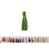 Pompon métallisé 2cm Vert x1