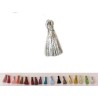 Pompon métallisé 2cm Argenté x1