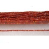 Zirconia 2mm facetté orange x 1 demi rang