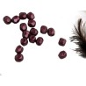 Facettes 4mm Alabaster pastel bordeaux X50