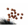 Facettes 4mm Bronze rouge mat X50