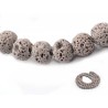 Pierre de lave 6mm Gris X 15