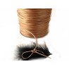 Cordon ciré tressé Camel 1mm X 3 Mètres