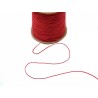 Fil nylon tressé 0,8mm Rouge vif x 3 Mètres