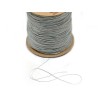 Fil nylon tressé 0,8mm Gris argent x 3 Mètres