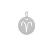 Pendentif signe du zodiaque Bélier 12mm inox X1