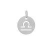 Pendentif signe du zodiaque balance 12mm inox X1