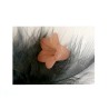 Fleur Acrylique16X12mm marron X 4