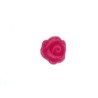 Rose 9mm résine fuchsia x1
