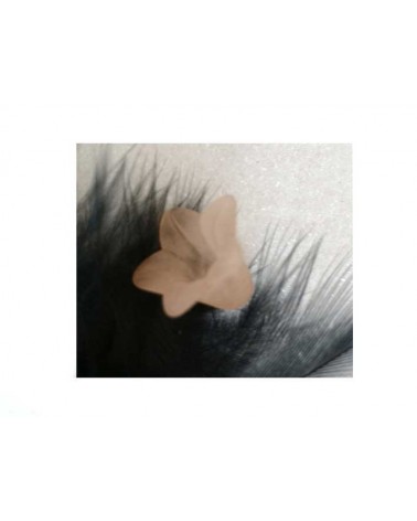 Fleur Acrylique16X12mm nude X 4