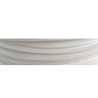 Lacet suédine 3x1,4mm Blanc X1M