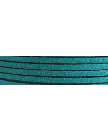 Lacet suédine 3x1,4mm Turquoise X1M