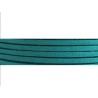 Lacet suédine 3x1,4mm Turquoise X1M