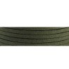 Lacet suédine 3x1,4mm Vert Kaki X1M