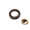 Connecteur anneau 30mm Coco brun  x 1