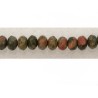 Unakite abacus facetté 5x8mm X10