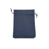 Sac toile de jute 180 x130MM Bleu x1