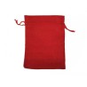 Sac toile de jute 180 x130MM Rouge x1