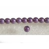 Ronde nacrée CZ 6mm Mauve X6