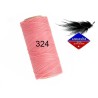 Fil ciré 0.75MM Linhasita Saumon (324) X 5M