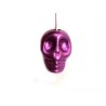 Tête de mort 13mm laqué violet x1