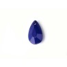 Pendentif goutte 22x12mm acrylique Bleu X3