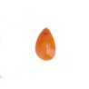 Pendentif goutte 22x12mm acrylique Orange X3