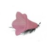 Fleur lucite 22x20mm Rose x1