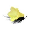 Fleur lucite 22x20mm Jaune x1