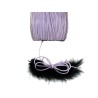 Cordon ciré tressé VIOLET CLAIR 1,5mm