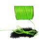 Cordon ciré tressé VERT POMME 1,5mm 