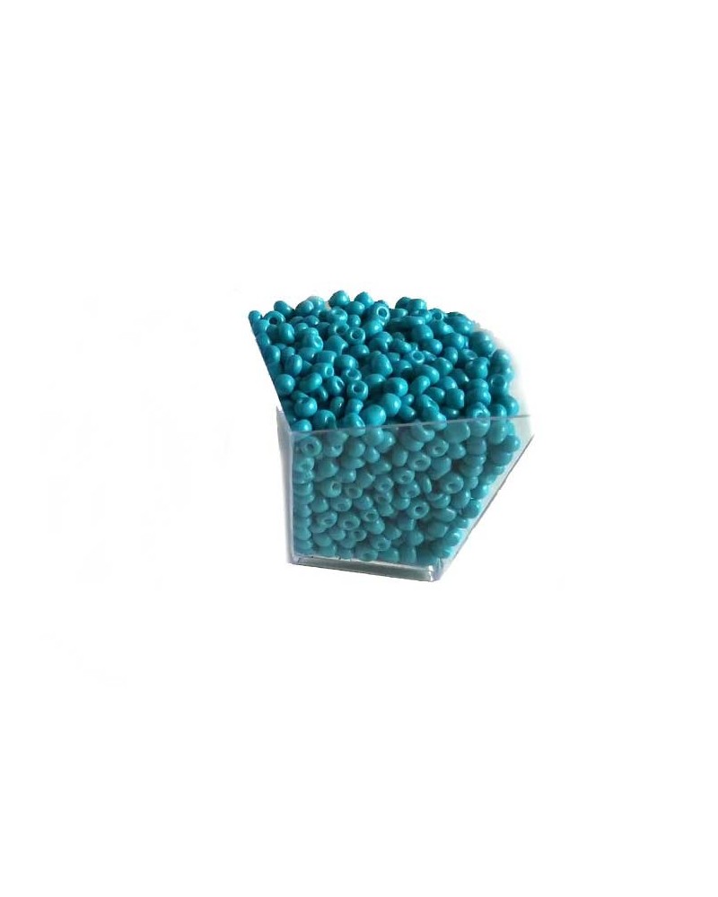 Rocaille 4mm Turquoise x15gr