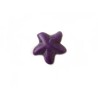 Etoile de mer Howlite imitation 18mm Violet  X1