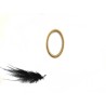 Ovale 19x14mm percé bronze X 1