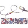 Cordon tissu liberty Pierre de lune x 20cm
