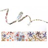 Cordon tissu liberty Adelajda multicolore x 20cm
