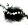 Perle Plate ronde en  Abalone10X4mm x 4