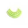 Rondelle Heishi 6x1mm pâte polymère citron vert x46cm