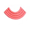 Rondelle Heishi 6x1mm pâte polymère rose bonbon x46cm