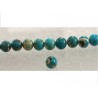 Jaspe d'impression 6mm Dark Turquoise x15
