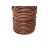 Cordon cuir 4mm cognac x 0.50M