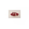 Pompon super mini 12mm rouge X1
