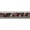 perles en tourmaline 4-5mm couleurs mélangées