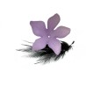 Fleur lucite tiaré 26mm violet x1