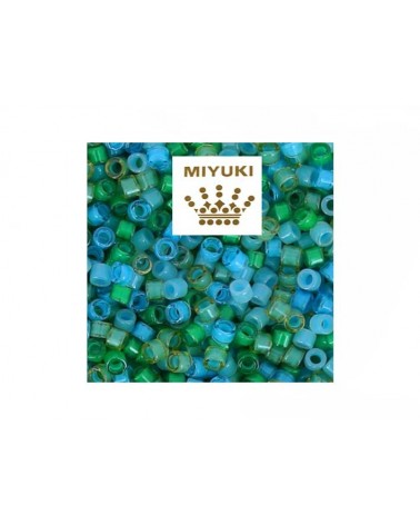Mix Délica Miyuki 11-0 Luminous mermaid waters x2g