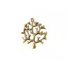 Pendentif branche décor gorgone 43x39mm bronze x1
