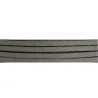 Lacet suédine 3x1,4mm gris X1M