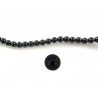 Perles Agates noires 2mm par 20
