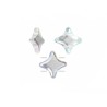 Perle verre Star Beads 11x11mm Crystal AB x1